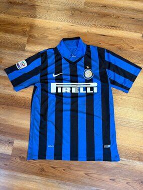 2015 2016 Inter Milan - Nike Jersey Shirt - Kit Blue Home - Large - Serie A- #4
